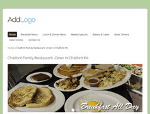 Tablet Screenshot of chalfontfamilyrestaurant.com